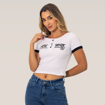 Camiseta combinada New York 041612808