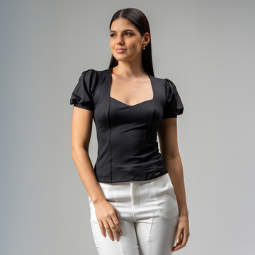 Blusa Manga Globo