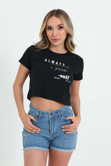 Camiseta estampada always be your self