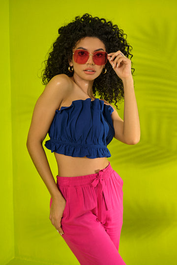 Pantalon en chalis